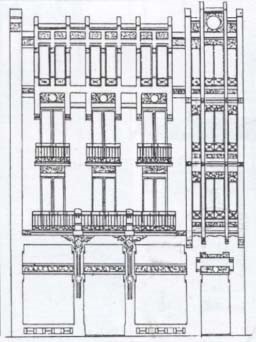 plano-fachada-calle-preguntoiro-modernista